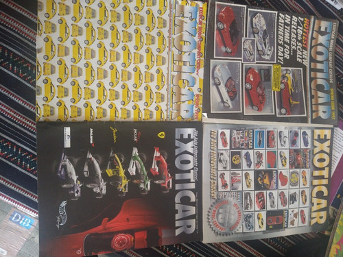 4 Catálogos Exoticar Automovilismo Autitos Usa Hotwheels (Usado)