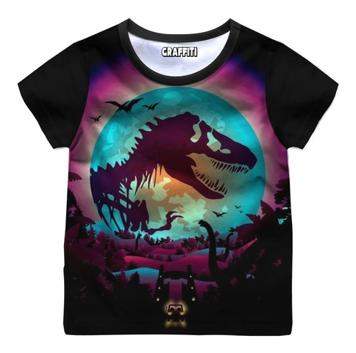 Playera Adulto Dinosaurios Logo2  Jurassic Park Spandex