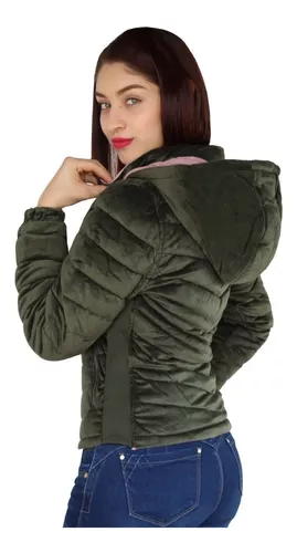 Chamarra Chaqueta Abrigo Mujer Invierno Moda Casual 0003