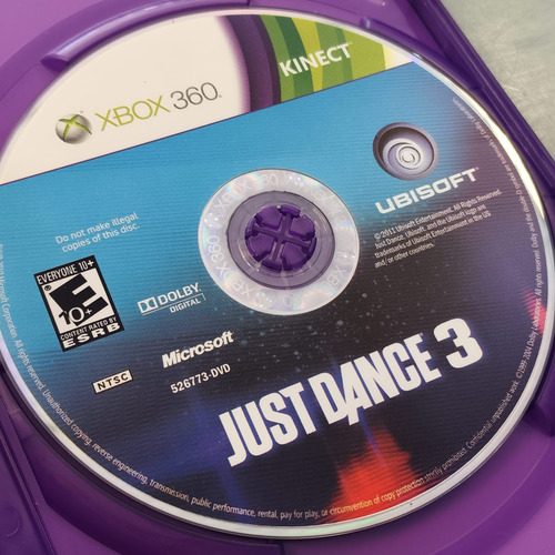 Just Dance 3 Xbox 360 Juego Físico (Usado)