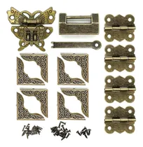 Comprar Antique Bronce Butterfly Hasp Hebilla Hebilla Vintage Lock L