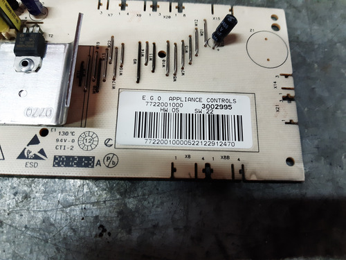 Placa De Lavarropas Candy Caf 1810 Original (Usado)