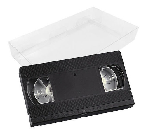 (1pç) Vhs-1 (0,20mm) Caixa De Proteção P/ Cartucho Fita Vhs