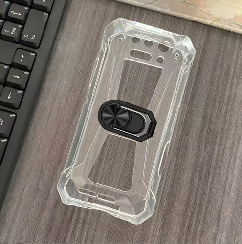 Funda Para Tank 2 Pro Unihertz Con Soporte Y Anillo Trasero Transparente Lisa