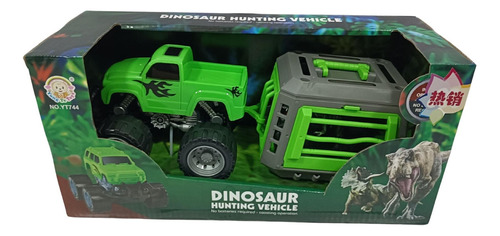 Camioneta A Friición Con Zorra Con Dinosaurio