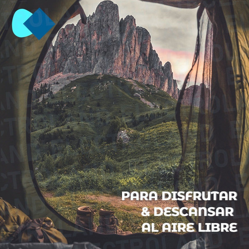 Carpa Igloo 3 Personas Armado Automático Impermeable Camufla