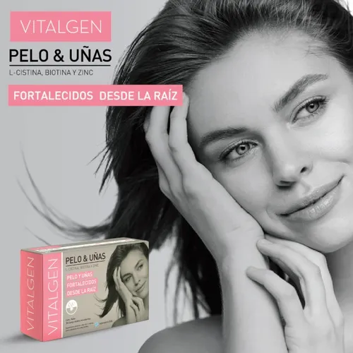 Ena Vitalgen Pelo & Uñas L-cistina Biotina Zinc X30 Comp.