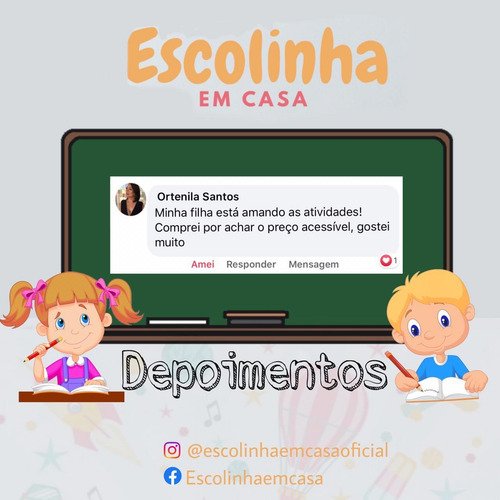 Imagem 3 de 3 de Reforço Para Crianças Em Casa.