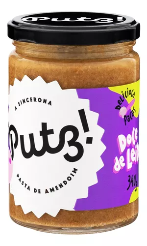 Pasta de Amendoim Doce de Leite Putz! Vidro 340g