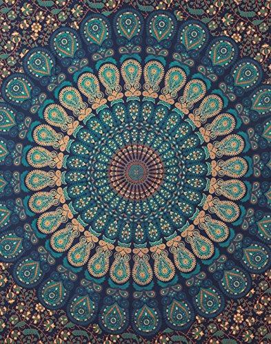 Tapiz Tapiz De Pared Tapices Mandala Colcha De Algodón Indio