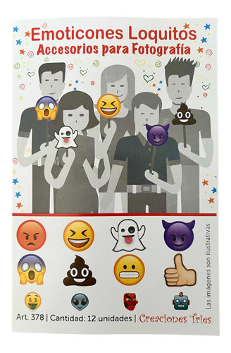 Props Cartelitos Para Fotos Emoticones Emojis Divertidos