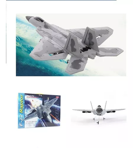 Avião caça F-22 de controle remoto 2.4 Ghz de 2 canais– Comprei de Boa