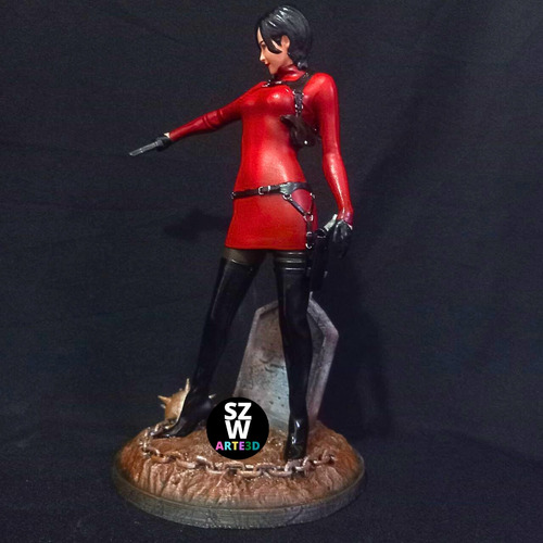 Estatua Ada Wong - Resident Evil 4 - 25cm