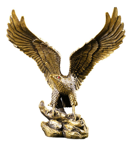 Escultura De Águila Retro, Figura De Animal Artesanal Para
