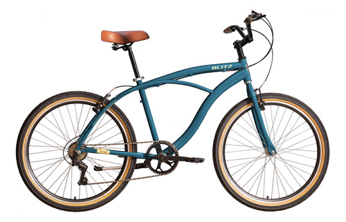 Bicicleta Beach Cruiser Alumínio Terral 7 Vel Shimano Blitz