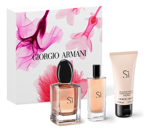 Perfume Mujer Giorgio Armani Si Edp 50ml +bl +talla Set