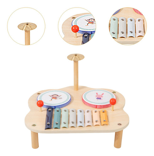 Juguete Musical De Madera, Instrumento De Percusión De