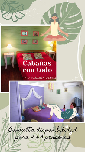 Cabañas En Tigre, Por Día, Fin De Semana, Para 2,3 4 Per