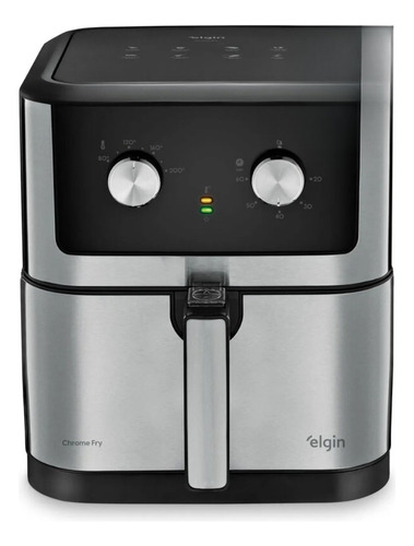 Fritadeira Elétrica Chrome Fry Inox Elgin 8l Airfryer 220v