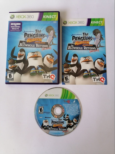 Kinect The Penguins Of Madagascar Xbox 360