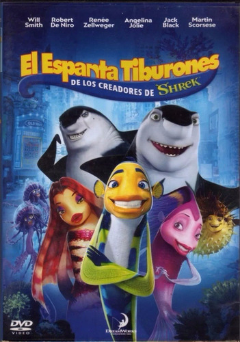 El Espanta Tiburones Dvd Orig Will Smith Deniro Shark Tale (Usado)