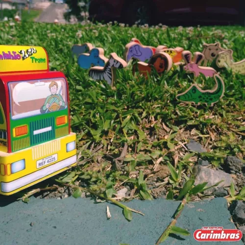 Caminhão ZooTrans de Madeira - Brinquedo Educativo Carimbras - Educativos  Brinquedos