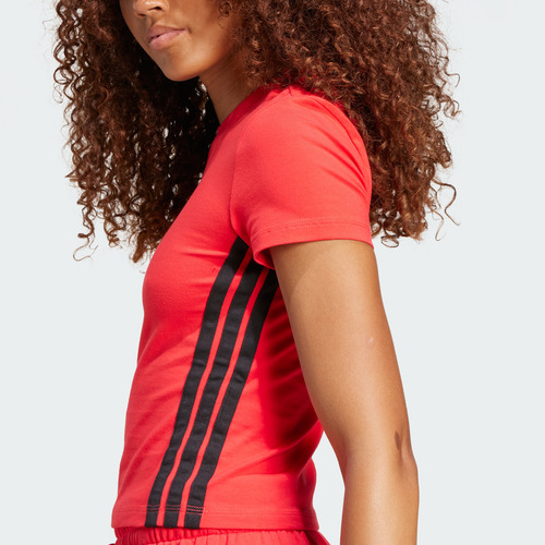 Playera adidas Casual Essentials Mujer Rojo Je1242