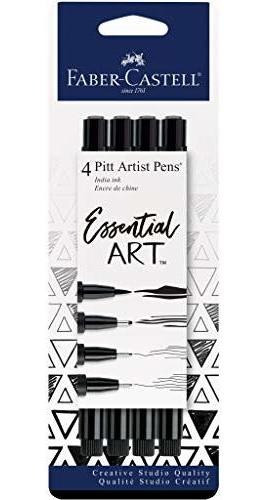 Conjunto Esencial De Plumas De Artista Faber-castell Pitt - 