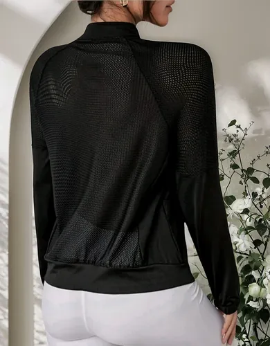 Chaqueta Deportiva Importada Transpirable Negro Ref. 6025