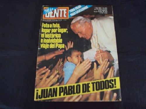Revista Gente # 1134 (16/4/1987) Tapa El Papa En Argentina