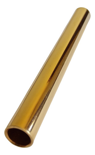 1 Canudo Ø6mmx10cm Snuff Snorter Sniffer Banho De Ouro 24 K