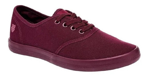 Imagen 1 de 1 de Tenis K-swiss Beverly Vino Monocromo Dama 9f033-592