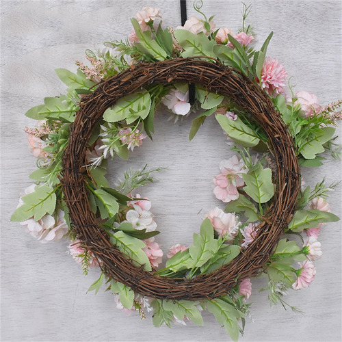 Corona De Flores Artificiales Con Forma De Peonía, Corona De