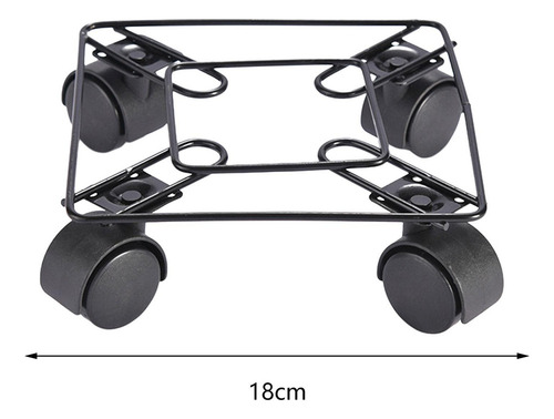 Para Soporte Rodante Para Con Platillo Para Con 4 Ruedas,