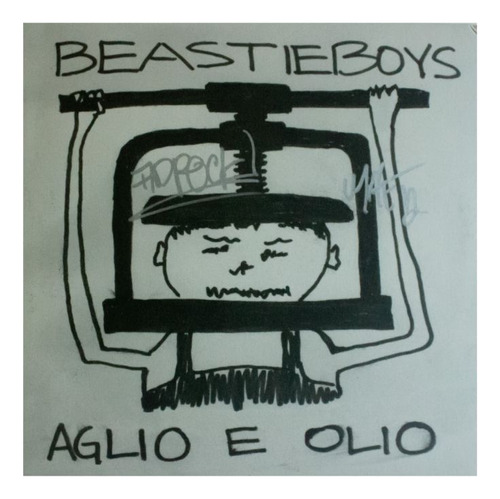 Disco Vinyl Firmado Por La Banda Beastie Boys  Aglio E Olio 