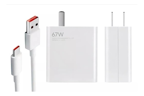 Cargador Xiaomi 67w Mdy-12-es Usb Color Blanco