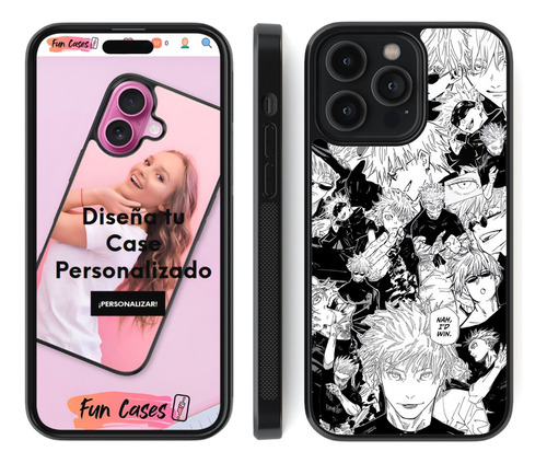 Funda Satoru Gojo Jujutsu Kaisen Manga Collage Anime 7 Negro Xiaomi Redmi Note 13 5g