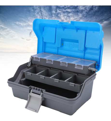 For Caja De Almacenamiento De Artes De Pesca De Tres Capas