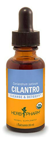 Extracto Orgánico De Cilantro Para Desintoxicación - 1 Oz.