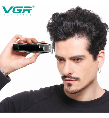 Vgr V030 Recortadora De Barba Black Trimmer 5V Cortapelos Para Hombre Profesional