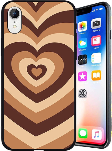 Funda Para iPhone XR Nanlingsen De Tpu Latte Love