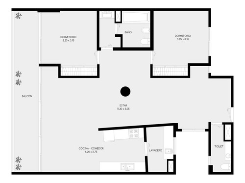Departamentos 2 Dormitorios En Venta La Plata