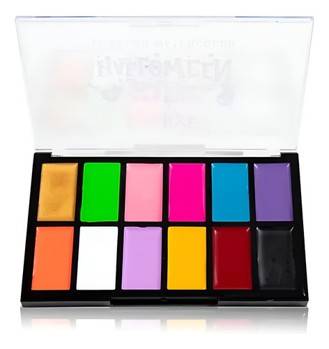 Maquillaje Para Body Paint Y Pintacaritas Saniye Halloween