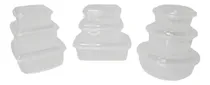 Comprar Potes Quadrado + Potes Redondo + Potes Retangular Kit 9peças