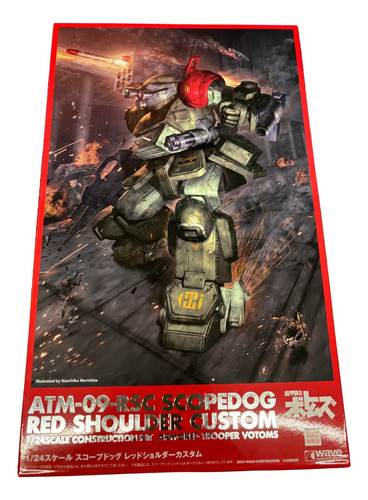 Votoms Red Shoulder Scopedog Model Kit Wave