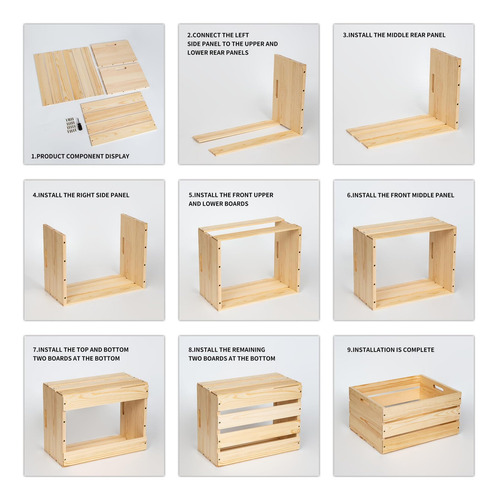 Cajas De Madera De Pino Extra Grandes Para El Cajas De De De