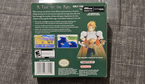 Tales Of Phantasia Gameboy Advance Gba Nds Fat Lite Completo (Usado)