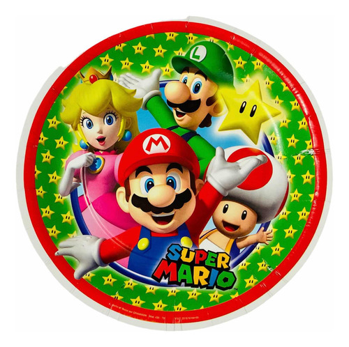 Plato Desechable Mario Bros
