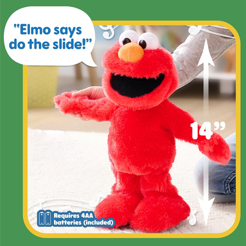 Peluche Interactivo Sesame Street Elmo Slide Para Cantar Y