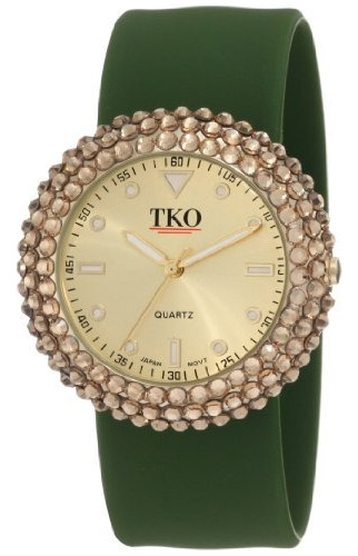 Reloj Tko Orlogi Tk613tz Crystal Green Slap Para Mujer